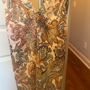 Paisley Print Women's Dress